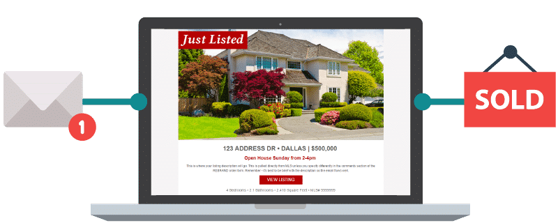 realtor email blasts send flyers to dallas fort worth realtors real estate email flyers